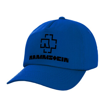 Rammstein, Twill Children's Cap, ROYAL BLUE (100% COTTON, CHILDREN, UNISEX)