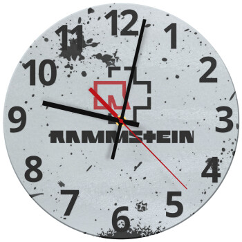 Rammstein, Ρολόι τοίχου γυάλινο (30cm)