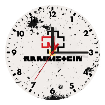 Rammstein, Wooden wall clock (20cm)