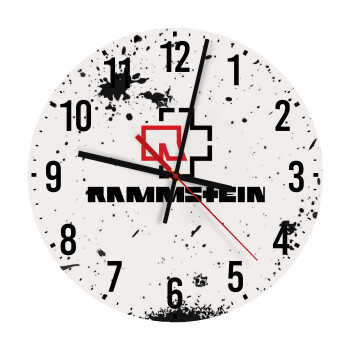 Rammstein, Ρολόι τοίχου ξύλινο (30cm)