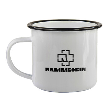 Rammstein, Κούπα εμαγιέ με μαύρο χείλος 360ml