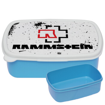 Rammstein, ΜΠΛΕ παιδικό δοχείο φαγητού (lunchbox) πλαστικό (BPA-FREE) Lunch Βox M18 x Π13 x Υ6cm