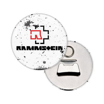 Rammstein, Μαγνητάκι και ανοιχτήρι μπύρας στρογγυλό διάστασης 5,9cm