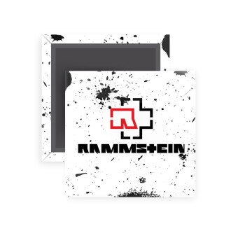 Rammstein, Μαγνητάκι ψυγείου τετράγωνο διάστασης 5x5cm