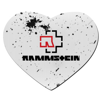 Rammstein, Mousepad heart 23x20cm