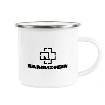 Rammstein, Κούπα Μεταλλική εμαγιέ λευκη 360ml