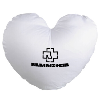 Rammstein, Μαξιλάρι καναπέ καρδιά 40x40cm περιέχεται το  γέμισμα
