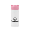 Pink stainless steel thermal flask, 320ml