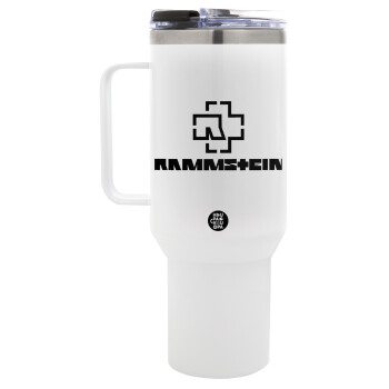 Rammstein, Mega Stainless steel Tumbler with lid, double wall 1,2L