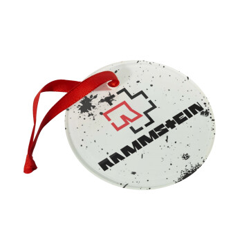 Rammstein, Στολίδι Χριστουγεννιάτικο στολίδι γυάλινο 9cm