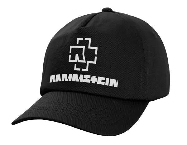Rammstein — Καπέλο Ενηλίκων Baseball, 100% Βαμβακερό,  Μαύρο (ΒΑΜΒΑΚΕΡΟ, ΕΝΗΛΙΚΩΝ, UNISEX, ONE SIZE)