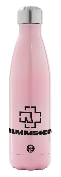 Rammstein — Metal mug thermos Pink Iridiscent (Stainless steel), double wall, 500ml