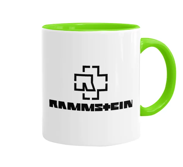 Rammstein — Κούπα χρωματιστή βεραμάν, κεραμική, 330ml