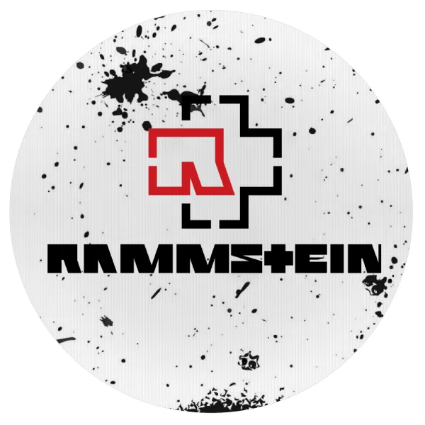 Rammstein — Mousepad Στρογγυλό 20cm
