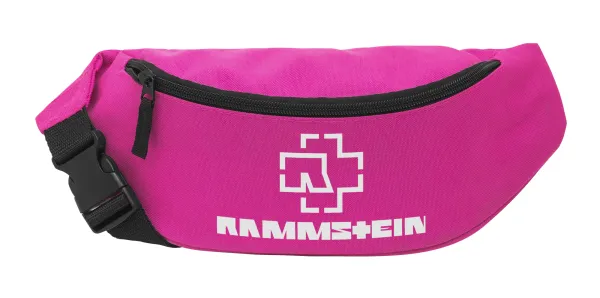 Rammstein — Unisex waist bag (banana) in PINK color with 2 pockets
