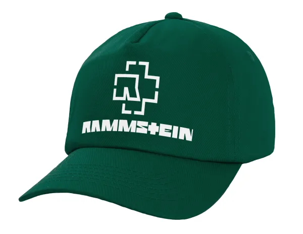 Rammstein — Twill Καπέλο παιδικό Bottle Green (100% ΒΑΜΒΑΚΕΡΟ, ΠΑΙΔΙΚΟ, UNISEX)