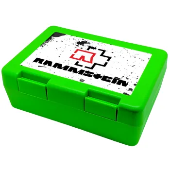 Rammstein, Παιδικό δοχείο κολατσιού ΠΡΑΣΙΝΟ 185x128x65mm (BPA free πλαστικό)