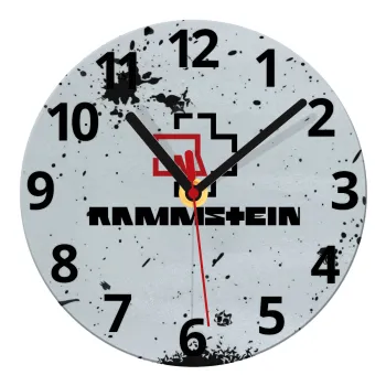 Rammstein, Ρολόι τοίχου γυάλινο (20cm)