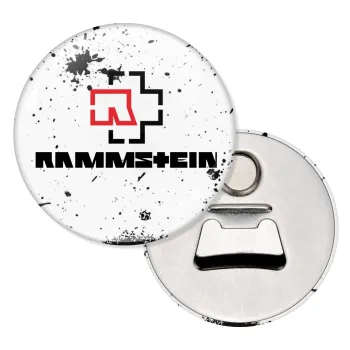 Rammstein, Μαγνητάκι και ανοιχτήρι μπύρας στρογγυλό διάστασης 5,9cm
