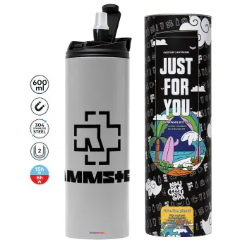 Rammstein, Tumbler stainless steel GREY 600ml