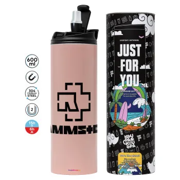 Rammstein, Tumbler stainless steel PINK 600ml