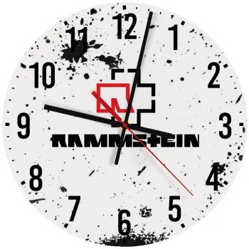 Rammstein, Ρολόι τοίχου ξύλινο (30cm)