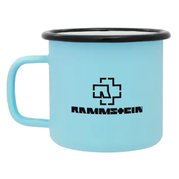 Rammstein, Κούπα Μεταλλική εμαγιέ ΜΑΤ σιέλ 360ml