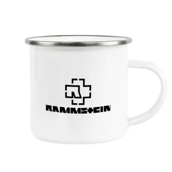 Rammstein, Κούπα Μεταλλική εμαγιέ λευκη 360ml