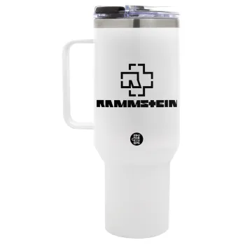 Rammstein, Mega Tumbler με καπάκι, διπλού τοιχώματος (θερμό) 1,2L