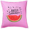 Sofa cushion Pink 50x50cm includes filling