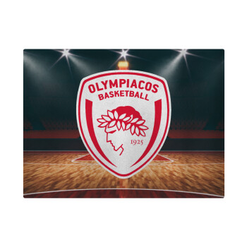 Olympiacos B.C., Επιφάνεια κοπής γυάλινη (38x28cm)