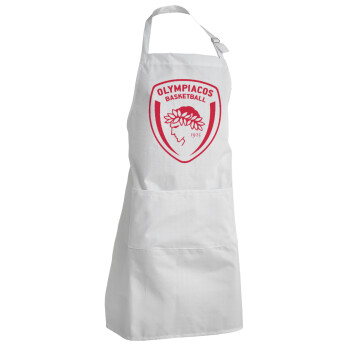 Olympiacos B.C., Adult Chef Apron (with sliders and 2 pockets)