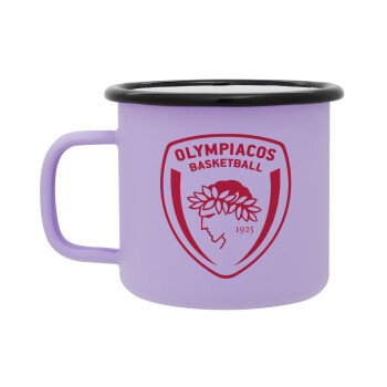 Olympiacos B.C., Κούπα Μεταλλική εμαγιέ ΜΑΤ Light Pastel Purple 360ml