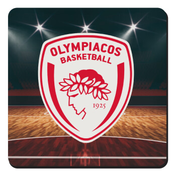 Olympiacos B.C., Τετράγωνο μαγνητάκι ξύλινο 9x9cm