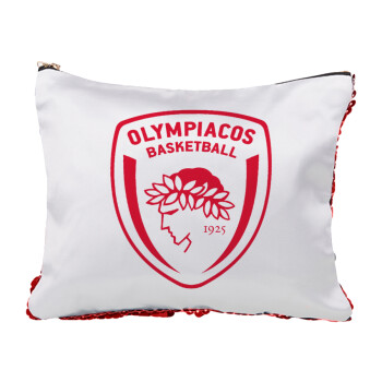 Olympiacos B.C., Τσαντάκι νεσεσέρ με πούλιες (Sequin) Κόκκινο