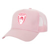 Καπέλο Παιδικό Structured Trucker, με Δίχτυ, ΡΟΖ (100% ΒΑΜΒΑΚΕΡΟ, ΠΑΙΔΙΚΟ, UNISEX, ONE SIZE)