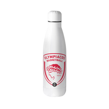 Olympiacos B.C., Metal mug thermos (Stainless steel), 500ml