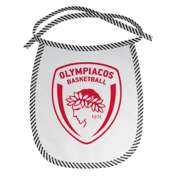 Olympiacos B.C., Σαλιάρα μωρού αλέκιαστη με κορδόνι Μαύρη