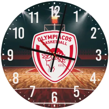 Olympiacos B.C., Ρολόι τοίχου ξύλινο (30cm)