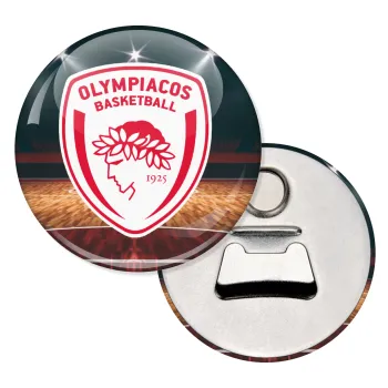 Olympiacos B.C., Μαγνητάκι και ανοιχτήρι μπύρας στρογγυλό διάστασης 5,9cm