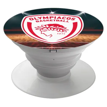 Olympiacos B.C., Phone Holders Stand  White Hand-held Mobile Phone Holder
