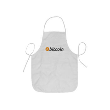 Bitcoin Crypto, Ποδιά Σεφ ολόσωμη κοντή  Παιδική (44x62cm)