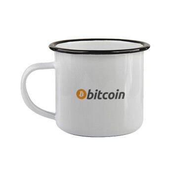 Bitcoin Crypto, Κούπα εμαγιέ με μαύρο χείλος 360ml