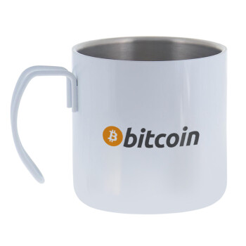 Bitcoin Crypto, Mug Stainless steel double wall 400ml