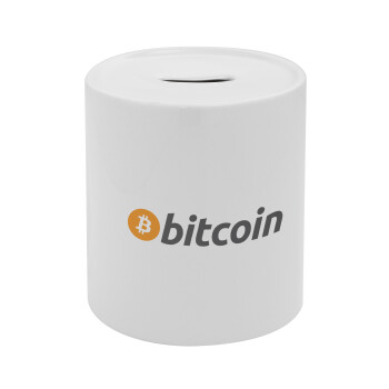 Bitcoin Crypto, Κουμπαράς πορσελάνης με τάπα