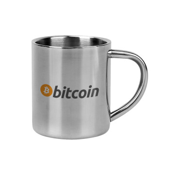 Bitcoin Crypto, Κούπα Ανοξείδωτη διπλού τοιχώματος 300ml