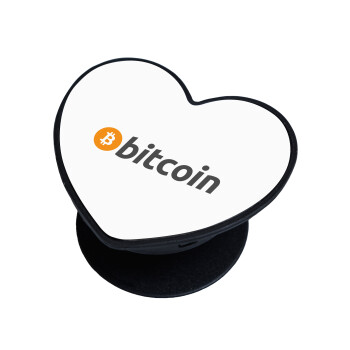 Bitcoin Crypto, Phone Holders Stand  καρδιά Μαύρο Βάση Στήριξης Κινητού στο Χέρι