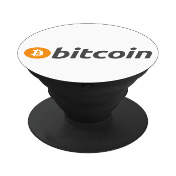 Bitcoin Crypto, Phone Holders Stand  Μαύρο Βάση Στήριξης Κινητού στο Χέρι