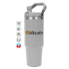 GREY color, 890ml (30oz) stainless Steel Tumbler with Handle