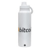 1L Stainless Steel Thermal Bottle with Phone Holder & Double Wall Insulation